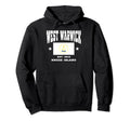 West Warwick Rhode Island Ri Throwback Hoodie - Streetwear Style for Adults - T-Shirt, Sweatshirt, Hoodie
