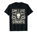 Long Live Hippies And Cowboys Country T-Shirt - Minimalist Print for Adults - T-Shirt, Sweatshirt, Hoodie