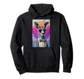 Funny Kangaroo Bow Tie 80S Synthwave Hoodie - Unique Graphic Men Women - T-Shirt, Sweatshirt, Hoodie
