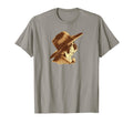 English Bulldog Puppy Cowboy Funny Dog T-Shirt - Trendy Graphic for Adults - T-Shirt, Sweatshirt, Hoodie