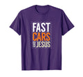 Fast Cars And Jesus Christian Automotive T-Shirt - Trendy Graphic Unisex - T-Shirt, Sweatshirt, Hoodie