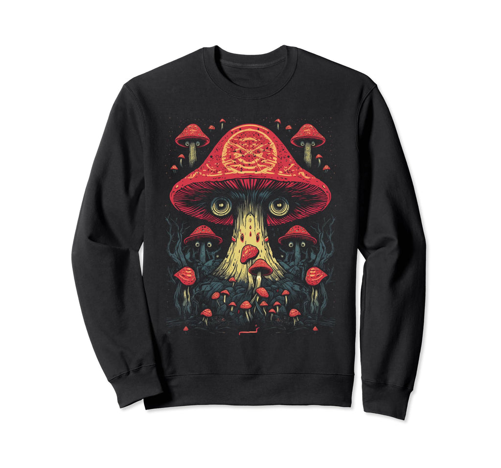 Mushroom 70S 80S 90S 2 Sweatshirt - Trendy Graphic Unisex - T-Shirt, Sweatshirt, Hoodie