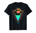 1980S 1990S Synthwave Chimpanzee Sunset T-Shirt - Custom Art Print Unisex - T-Shirt, Sweatshirt, Hoodie