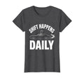 Shift Happens Daily Funny Car Enthusiast T-Shirt - Graphic Print for Adults - T-Shirt, Sweatshirt, Hoodie