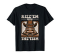 Rizz Em Tism Funny Cowboy Frog Autistic T-Shirt - Graphic Print for Adults - T-Shirt, Sweatshirt, Hoodie