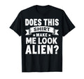 Funny Alien Question Typography Ribbon T-Shirt - Custom Art Print Men Women - T-Shirt, Sweatshirt, Hoodie