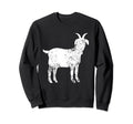 Grunge Distressed Goat Goat Sweatshirt - Streetwear Style Men Women - T-Shirt, Sweatshirt, Hoodie