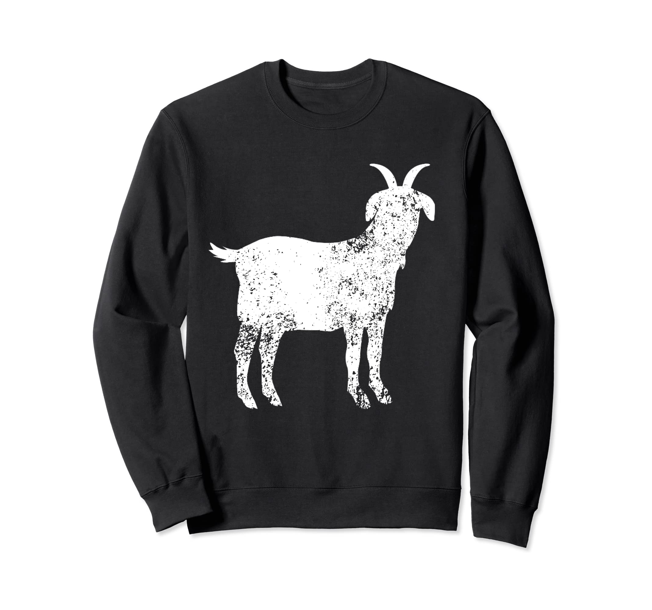 Grunge Distressed Goat Goat Sweatshirt - Streetwear Style Men Women - T-Shirt, Sweatshirt, Hoodie