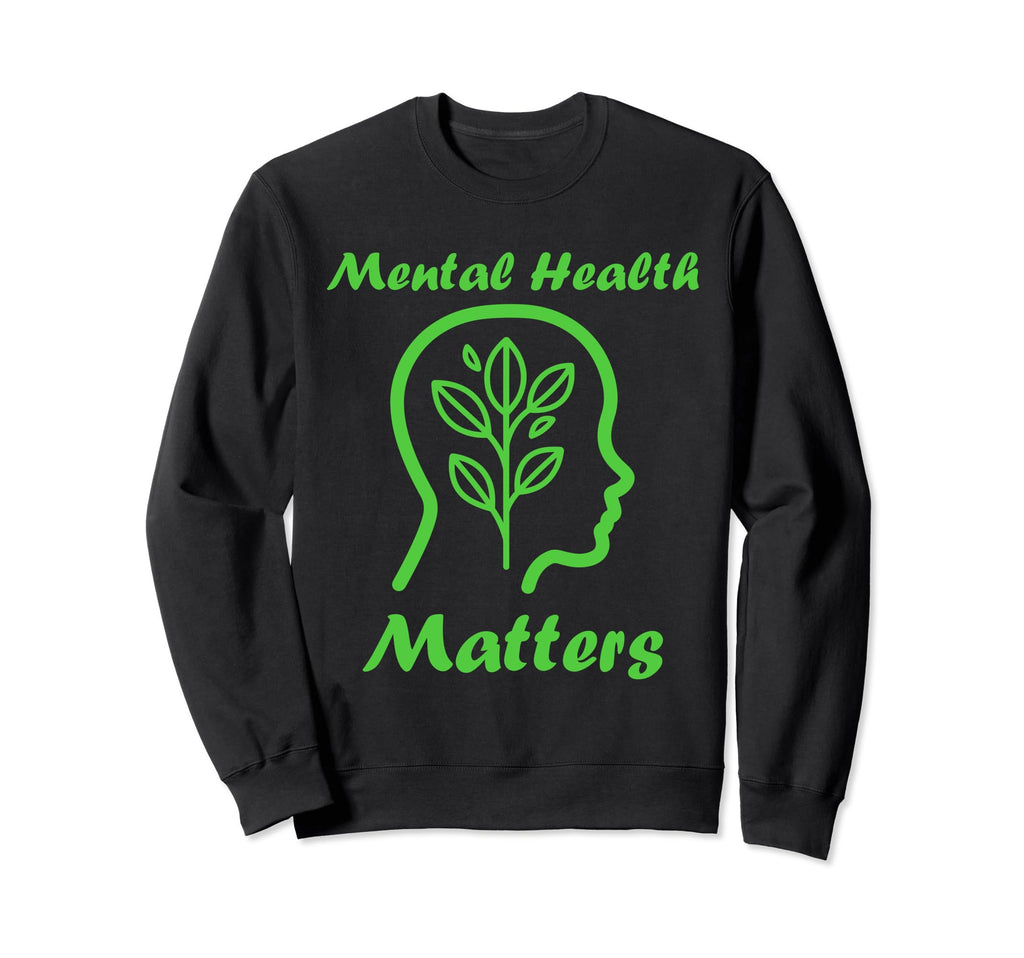 Simple Support Brain Illness Mental Sweatshirt - Trendy Graphic Men Women - T-Shirt, Sweatshirt, Hoodie
