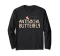 Antisocial Butterfly Funny Introvert T-Shirt - Trendy Graphic Unisex - T-Shirt, Sweatshirt, Hoodie