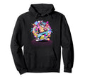 Cat Dancing 80S Vaporwave Synthwave Hoodie - Aesthetic Graphic Men Women - T-Shirt, Sweatshirt, Hoodie