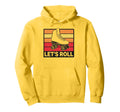 Let S Roll Roller Skating Skater Skate Hoodie - Fun Novelty Design Unisex - T-Shirt, Sweatshirt, Hoodie