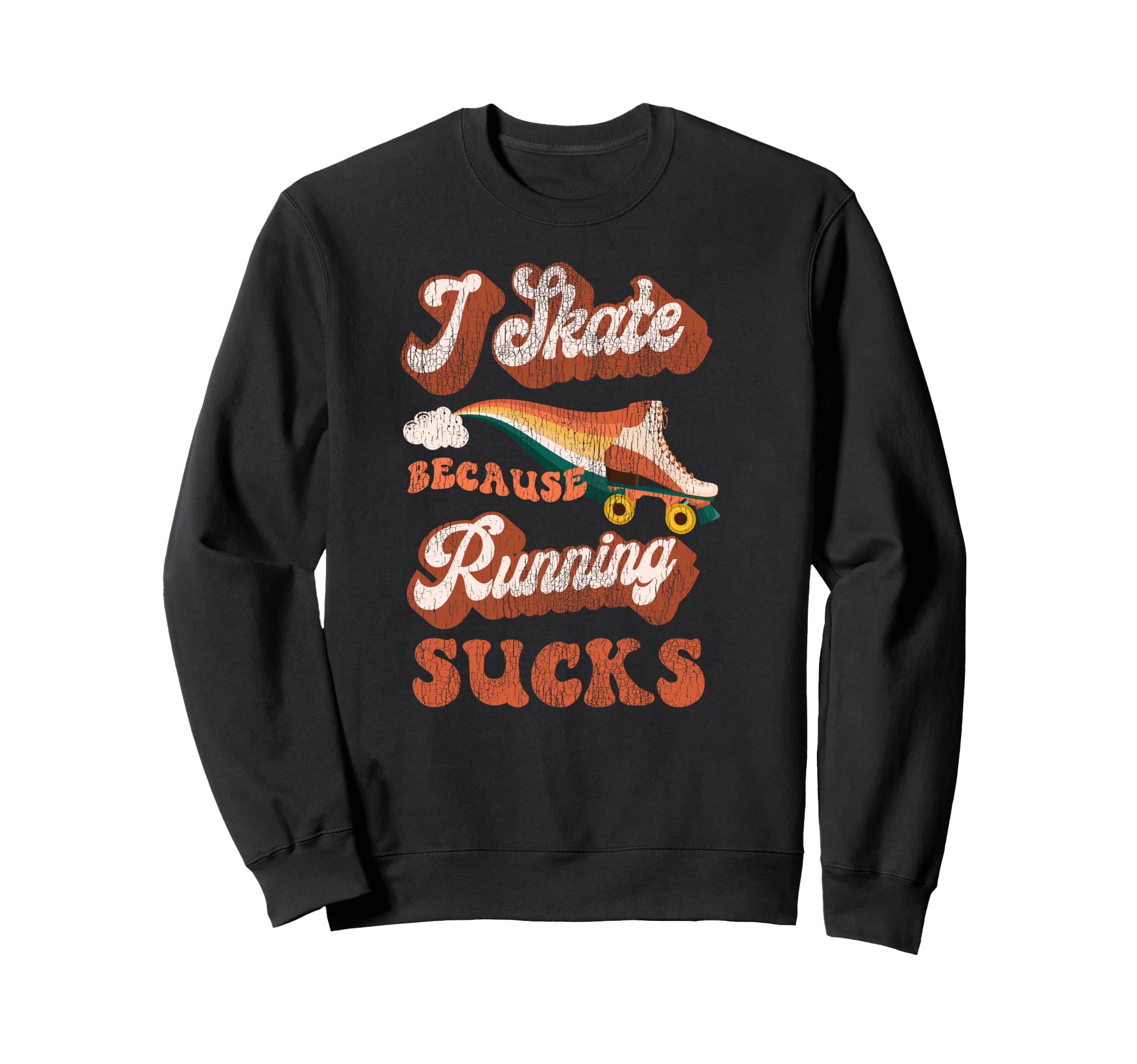 Roller Skating Skate 1970S Sweatshirt - Unique Graphic Men Women - T-Shirt, Sweatshirt, Hoodie