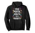 Mental Health Therapist Best Mental Hoodie - Casual Everyday Wear Unisex - T-Shirt, Sweatshirt, Hoodie