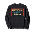 Emotional Support Human Service Sweatshirt - Minimalist Print for Adults - T-Shirt, Sweatshirt, Hoodie
