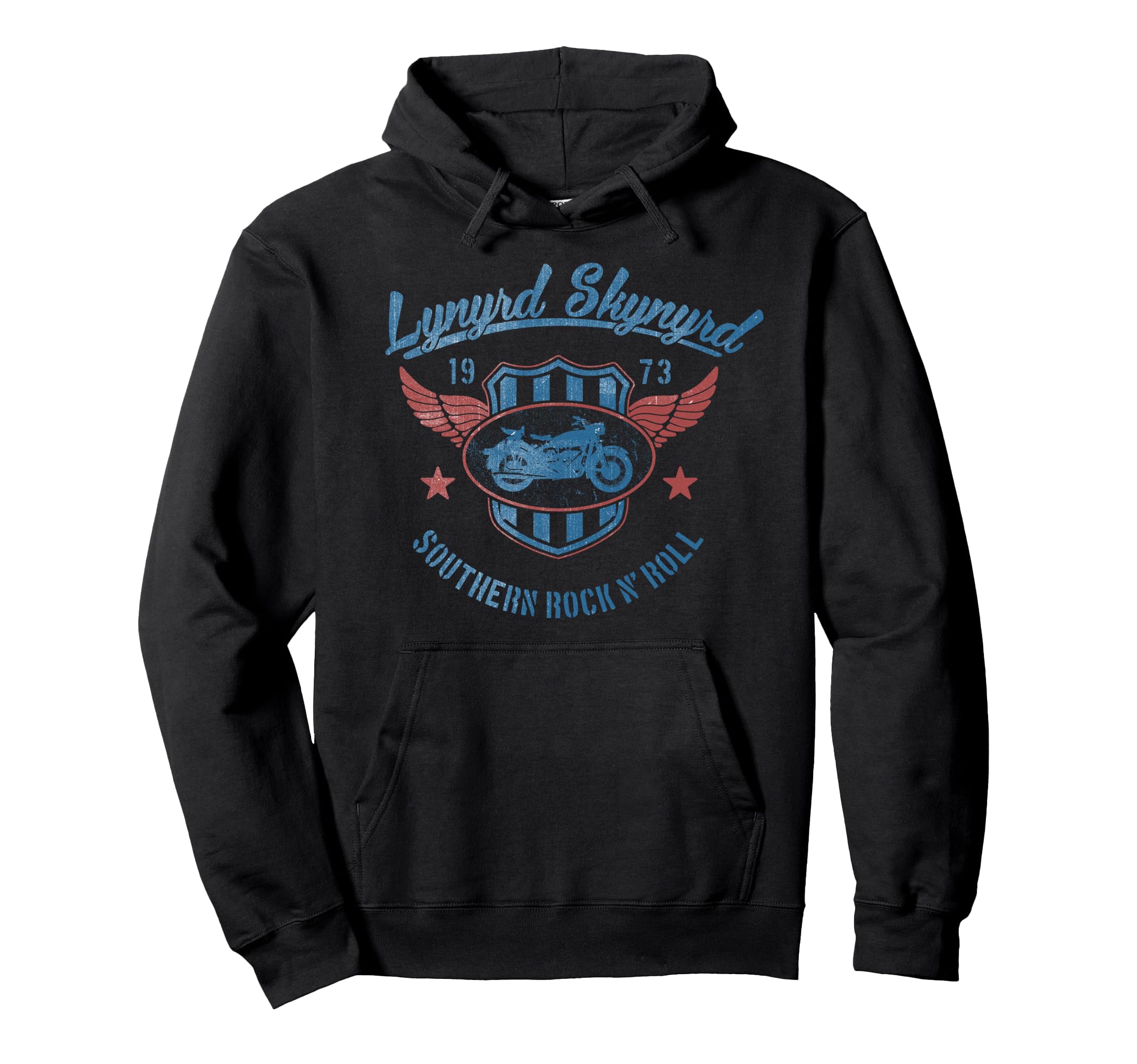 Lynyrd Skynyrd Motorcycle Crest 1970S Hoodie - Custom Art Print for Adults - T-Shirt, Sweatshirt, Hoodie