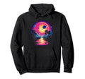 Vaporwave Solar System 80S Synthwave Hoodie - Custom Art Print Unisex - T-Shirt, Sweatshirt, Hoodie