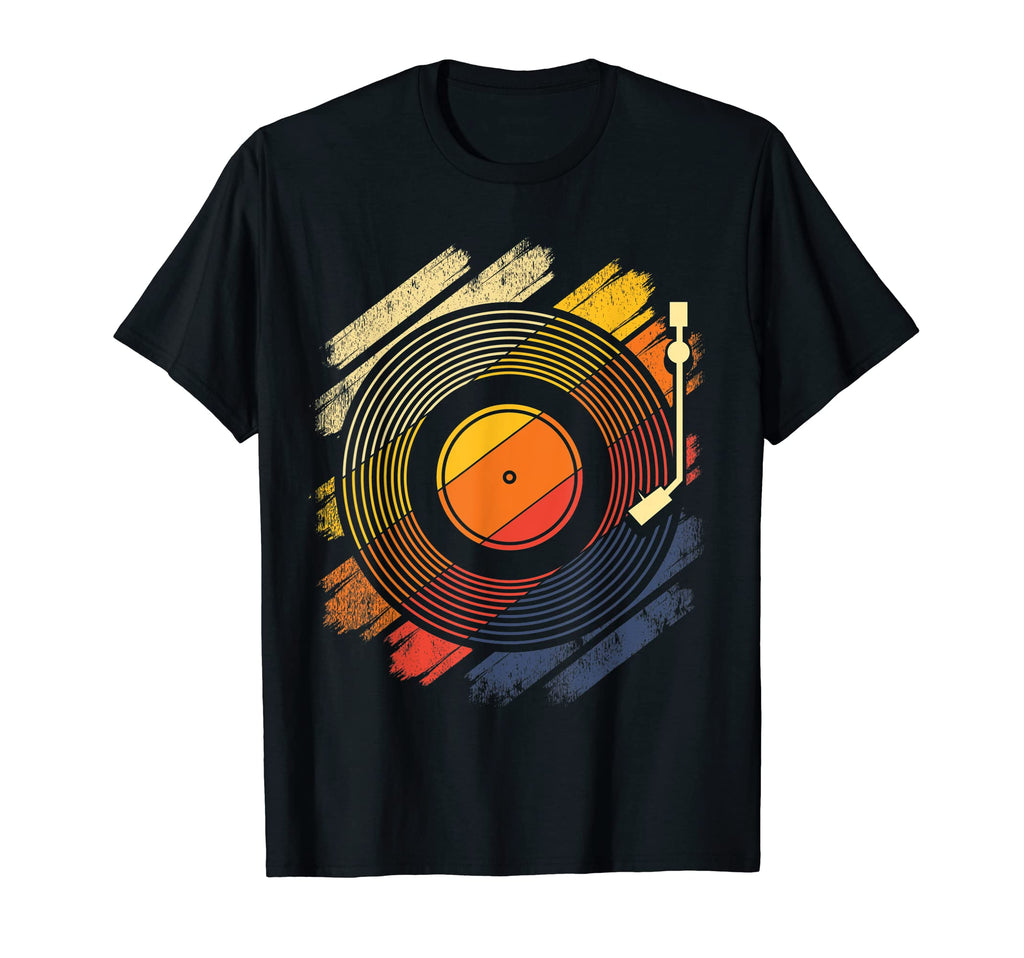 Vinyl Record Player Music Producer T-Shirt - Aesthetic Graphic for Adults - T-Shirt, Sweatshirt, Hoodie