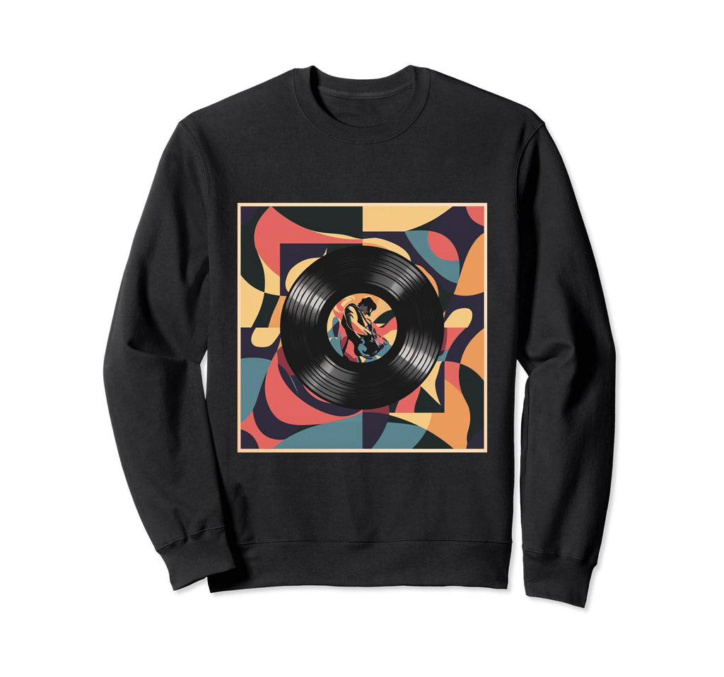 Artistic Rendition Iconic Vinyl Cover Sweatshirt - Streetwear Style Unisex - T-Shirt, Sweatshirt, Hoodie