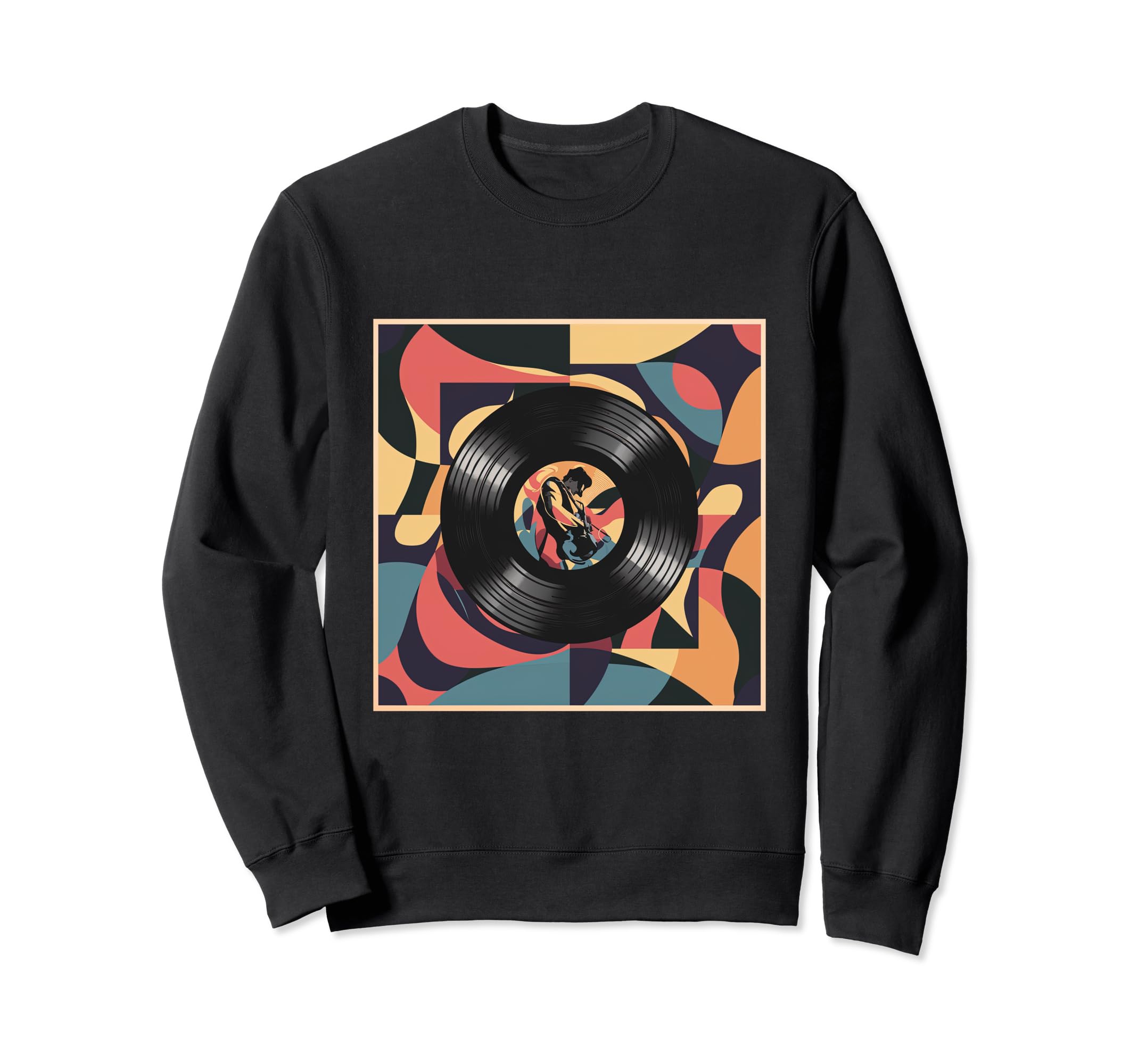 Artistic Rendition Iconic Vinyl Cover Sweatshirt - Streetwear Style Unisex - T-Shirt, Sweatshirt, Hoodie