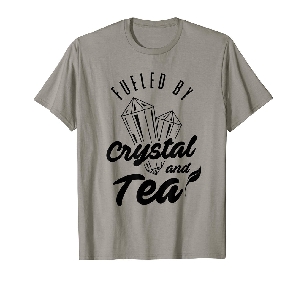 Crystal And Tea Fueled Energy Rock T-Shirt - Fun Novelty Design Men Women - T-Shirt, Sweatshirt, Hoodie