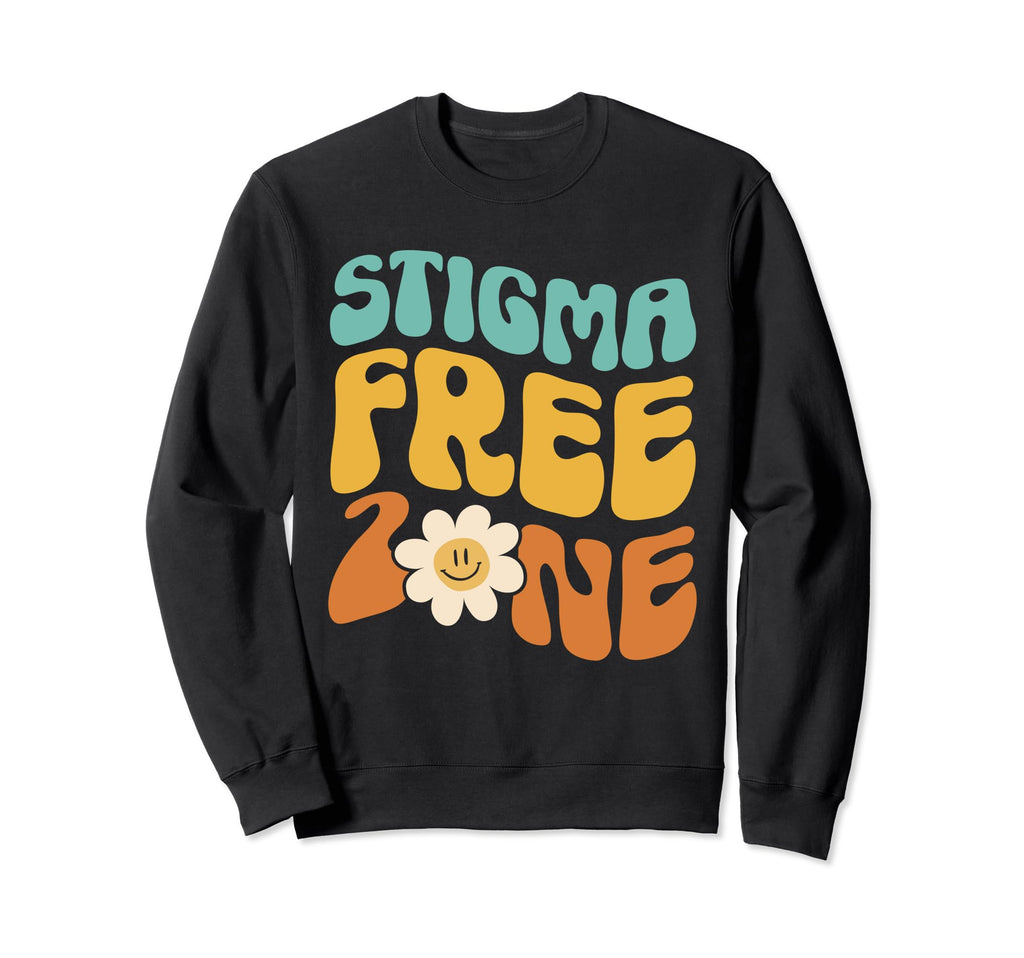 Green Ribbon Stigma Free Zone Sweatshirt - Streetwear Style for Adults - T-Shirt, Sweatshirt, Hoodie