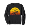 Happy Halloween Tree Scary Sunset 80S Sweatshirt - Graphic Print for Adults - T-Shirt, Sweatshirt, Hoodie