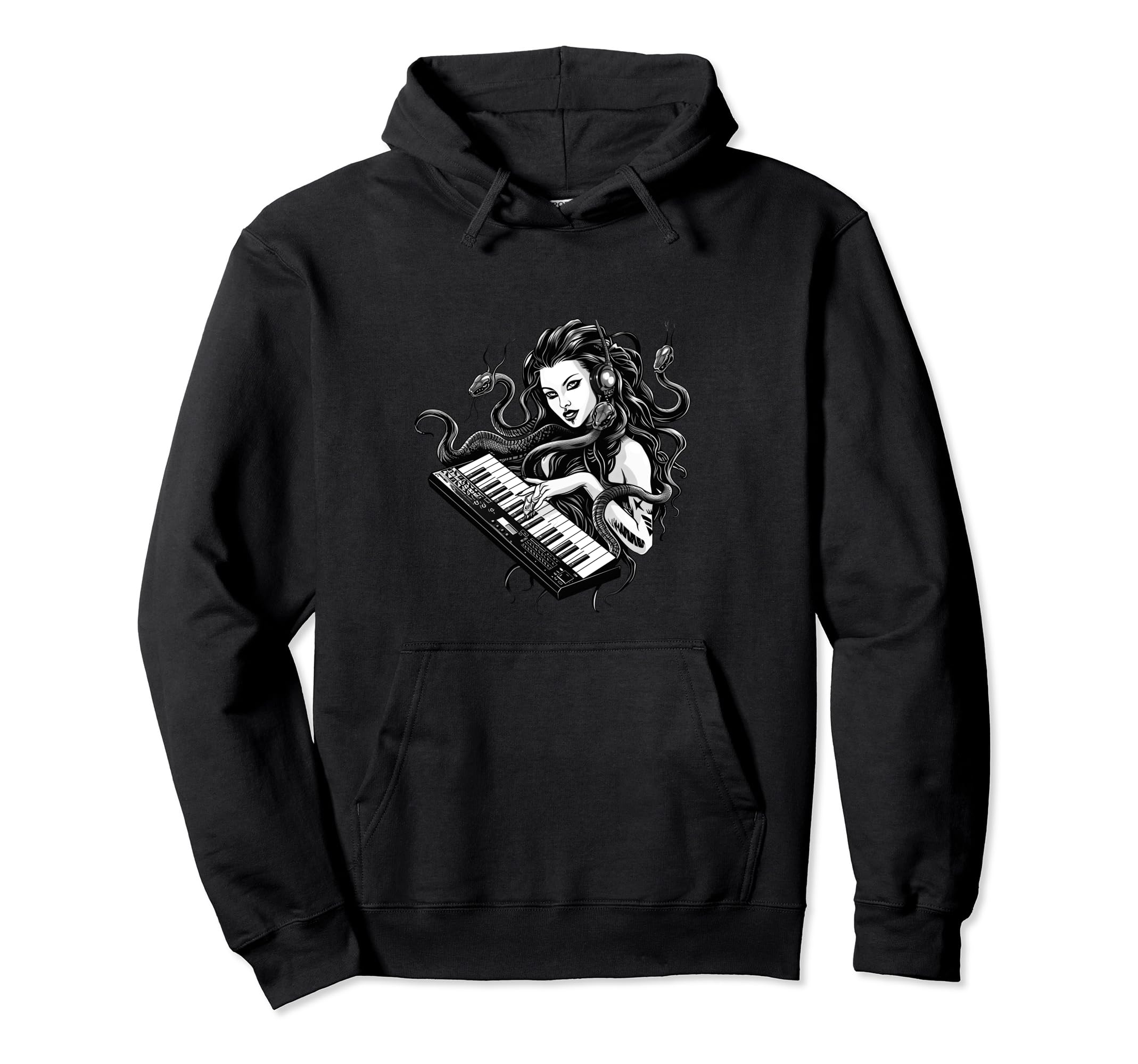 80S 90S Streetwear Rocker Medusa Hoodie - Casual Everyday Wear for Adults - T-Shirt, Sweatshirt, Hoodie