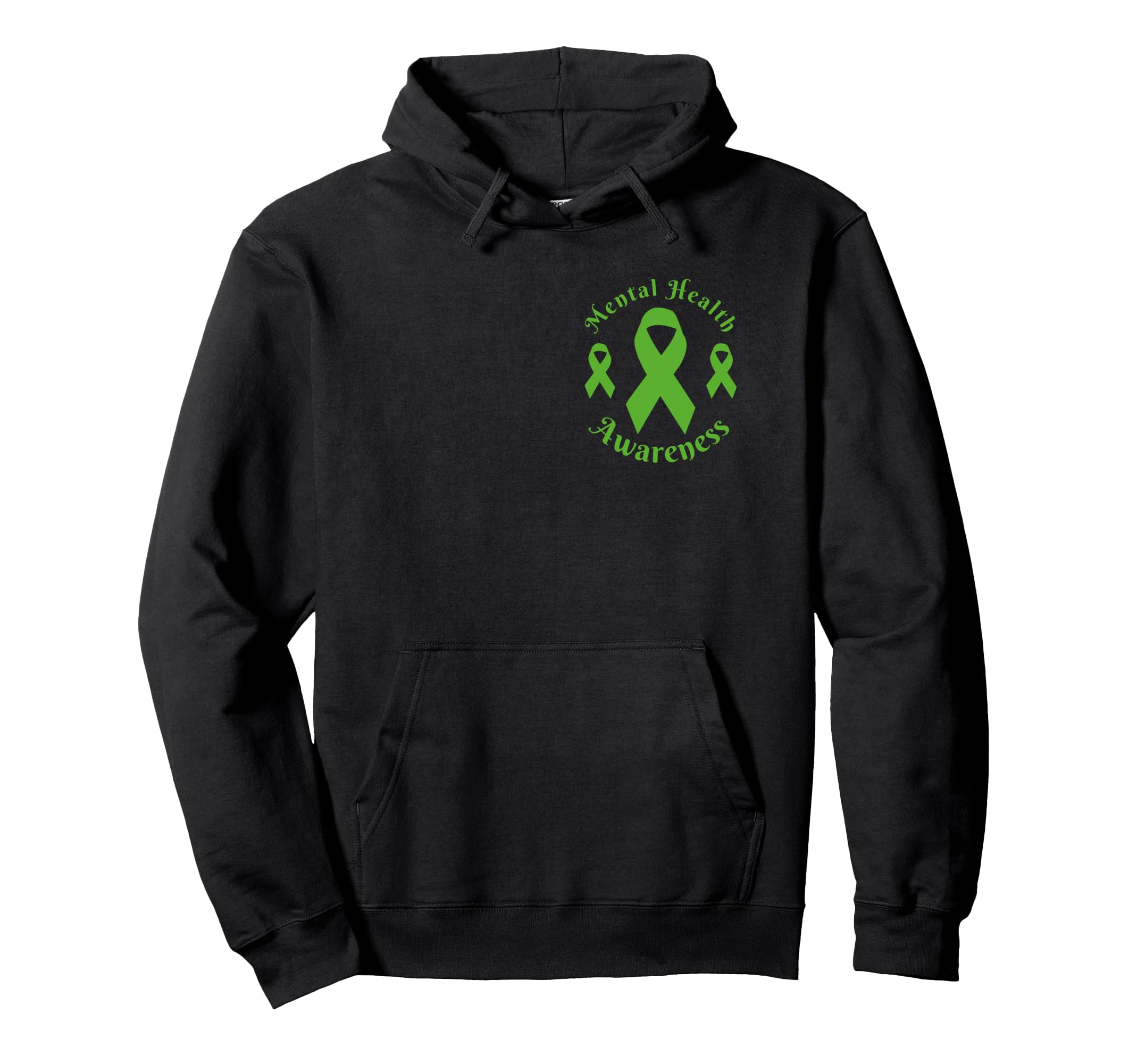 Mental Health Month We Wear Green Mental Hoodie - Aesthetic Graphic Unisex - T-Shirt, Sweatshirt, Hoodie