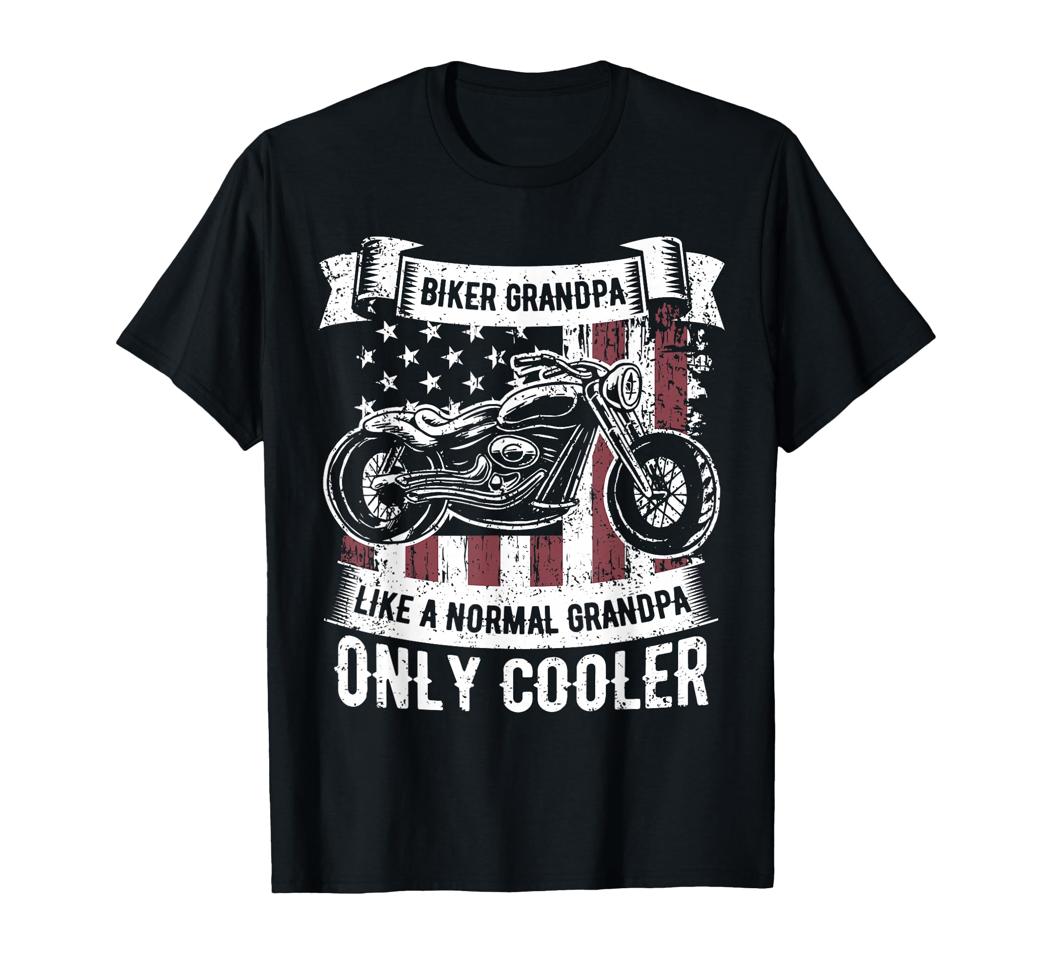 Biker Grandpa Ride Motorcycles T-Shirt - Minimalist Print Unisex - T-Shirt, Sweatshirt, Hoodie