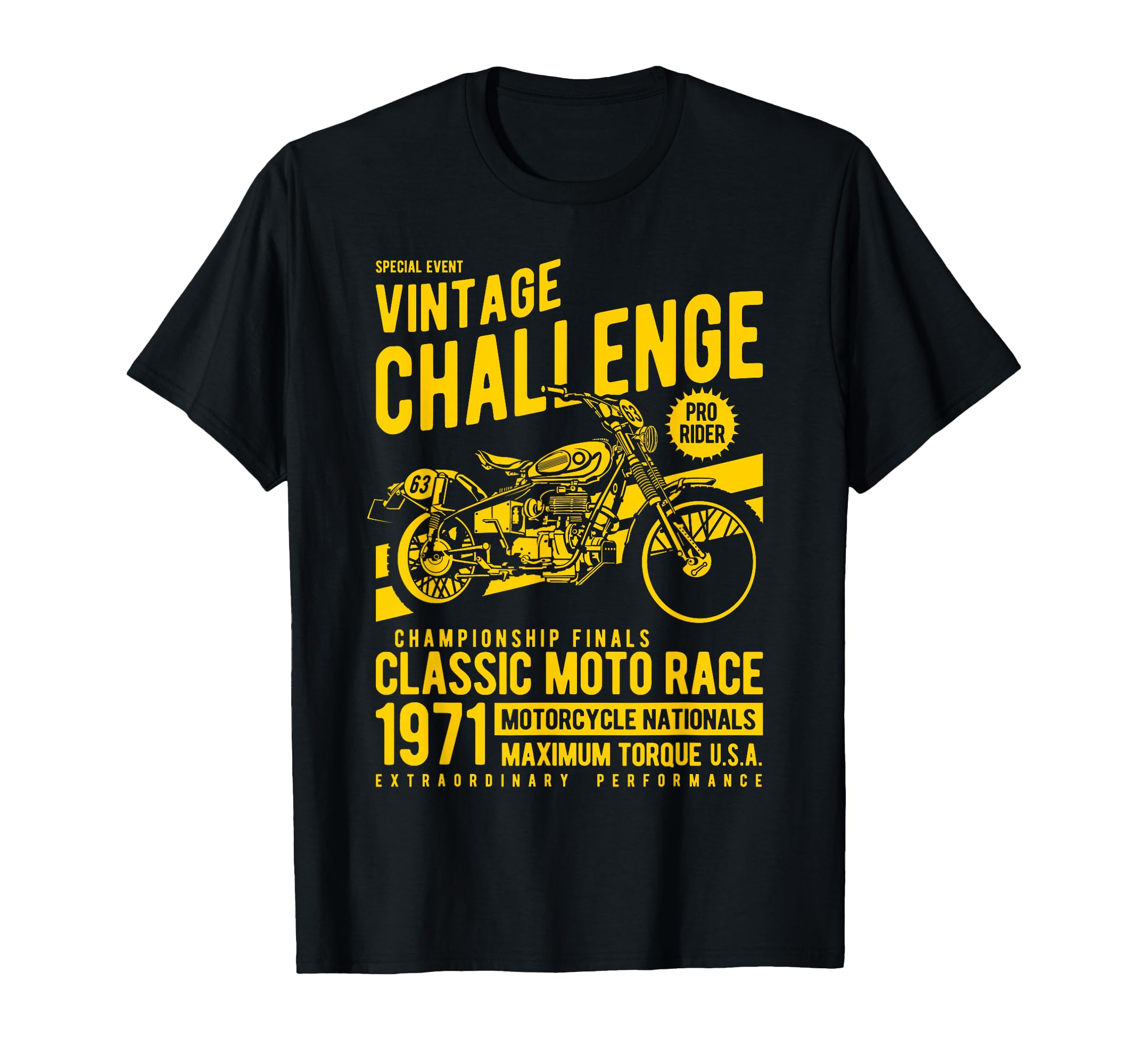 Challenge Motorcycle Race T-Shirt - Casual Everyday Wear Men Women - T-Shirt, Sweatshirt, Hoodie