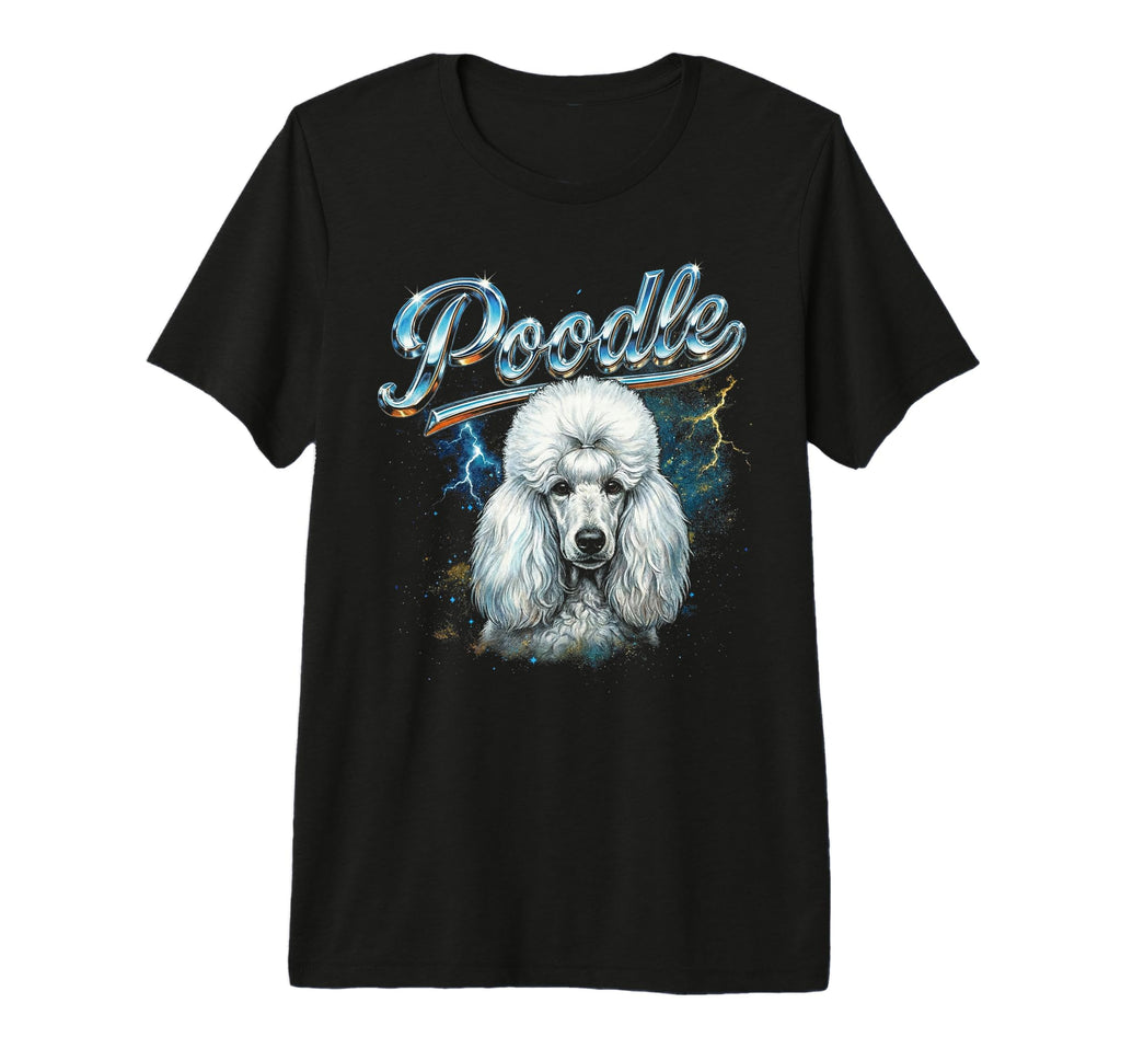 Poodle 90S Dog Lover 80S Poodle Owner Tri T-Shirt - Graphic Print Unisex - T-Shirt, Sweatshirt, Hoodie