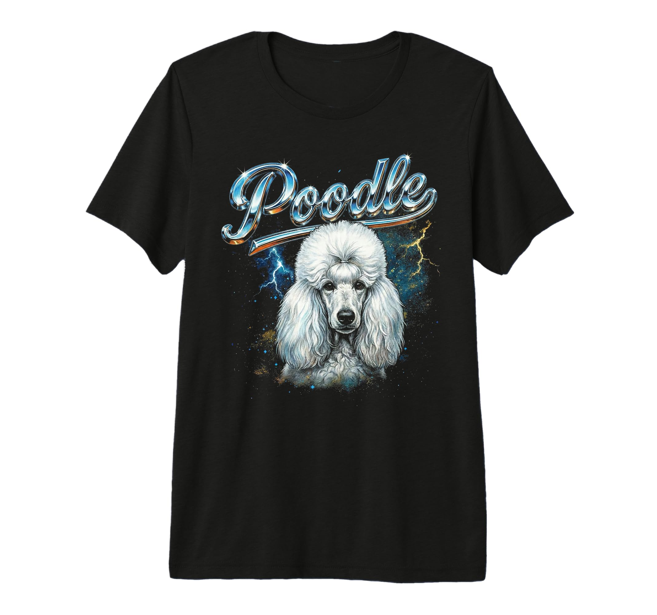 Poodle 90S Dog Lover 80S Poodle Owner Tri T-Shirt - Graphic Print Unisex - T-Shirt, Sweatshirt, Hoodie