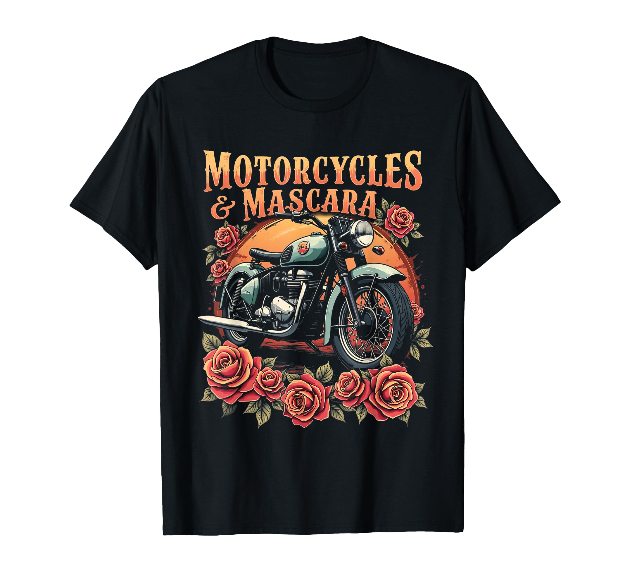Motorcycles Mascara Motorcycle T-Shirt - Custom Art Print Unisex - T-Shirt, Sweatshirt, Hoodie