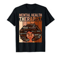 Mental Health Therapist Afro Black T-Shirt - Custom Art Print for Adults - T-Shirt, Sweatshirt, Hoodie