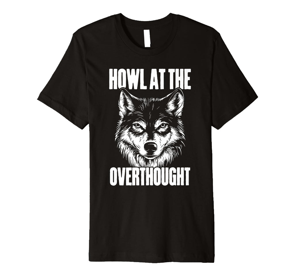 Wolf Overthinkers And Intense Minds T-Shirt - Aesthetic Graphic for Adults - T-Shirt, Sweatshirt, Hoodie