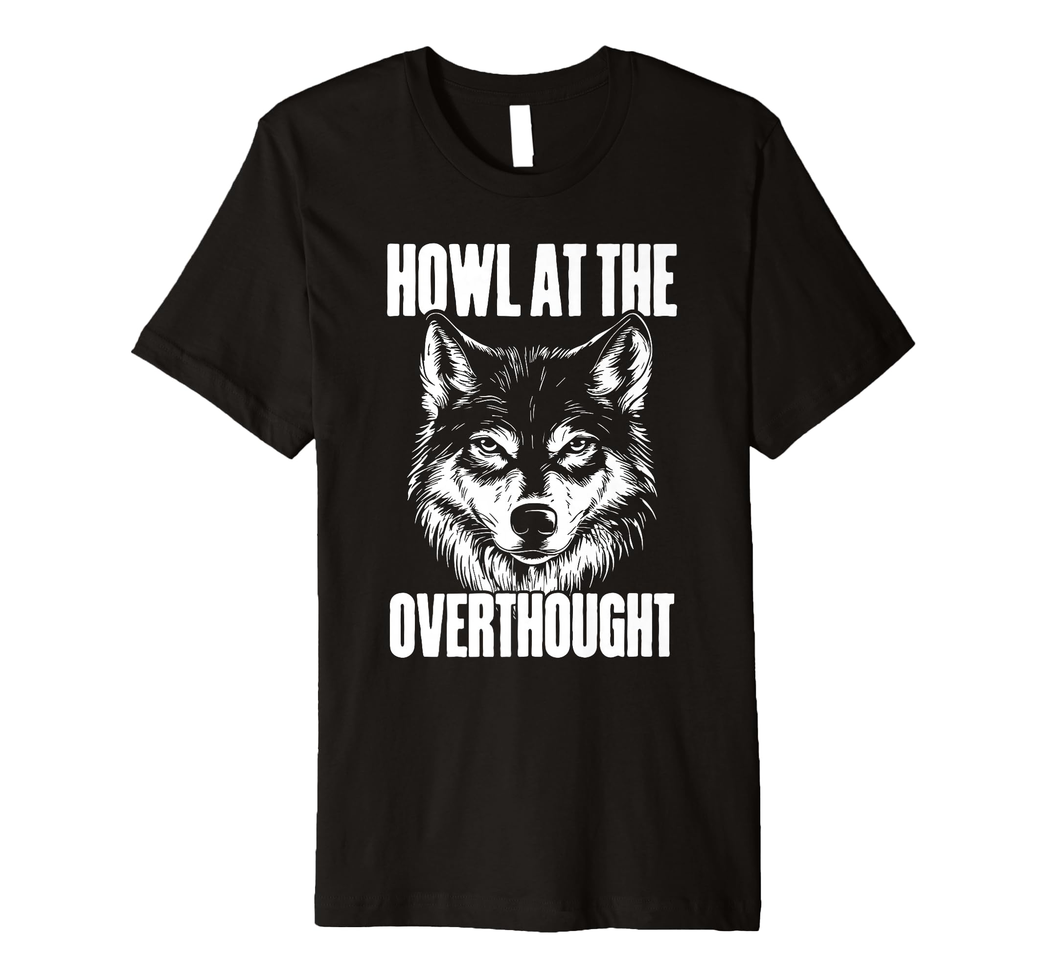 Wolf Overthinkers And Intense Minds T-Shirt - Aesthetic Graphic for Adults - T-Shirt, Sweatshirt, Hoodie