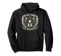 Boston Terrier Mom Biker Wings Motorcycle Hoodie - Streetwear Style Unisex - T-Shirt, Sweatshirt, Hoodie