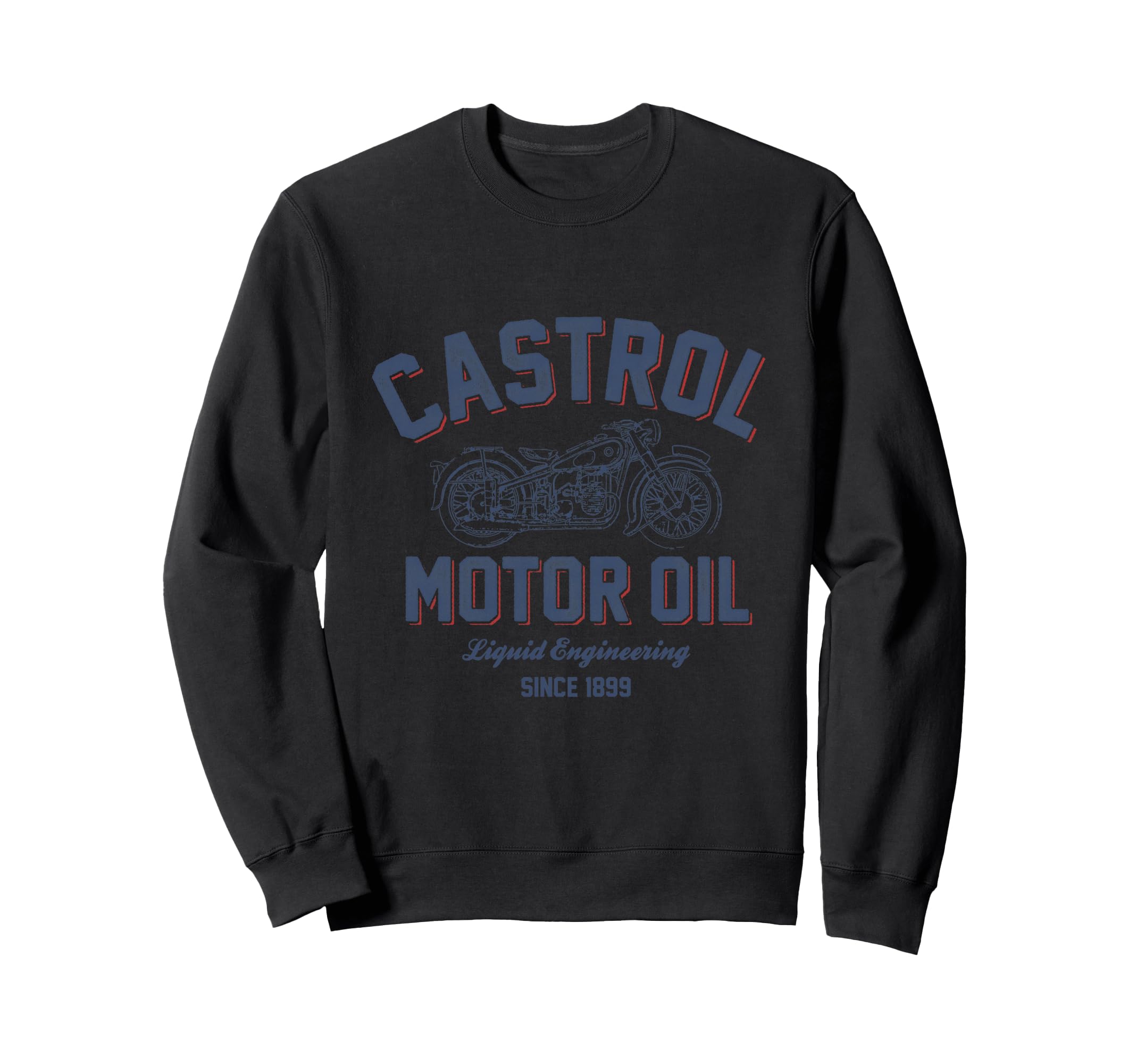 Motorcycle Engineering Faded Sweatshirt - Streetwear Style for Adults - T-Shirt, Sweatshirt, Hoodie