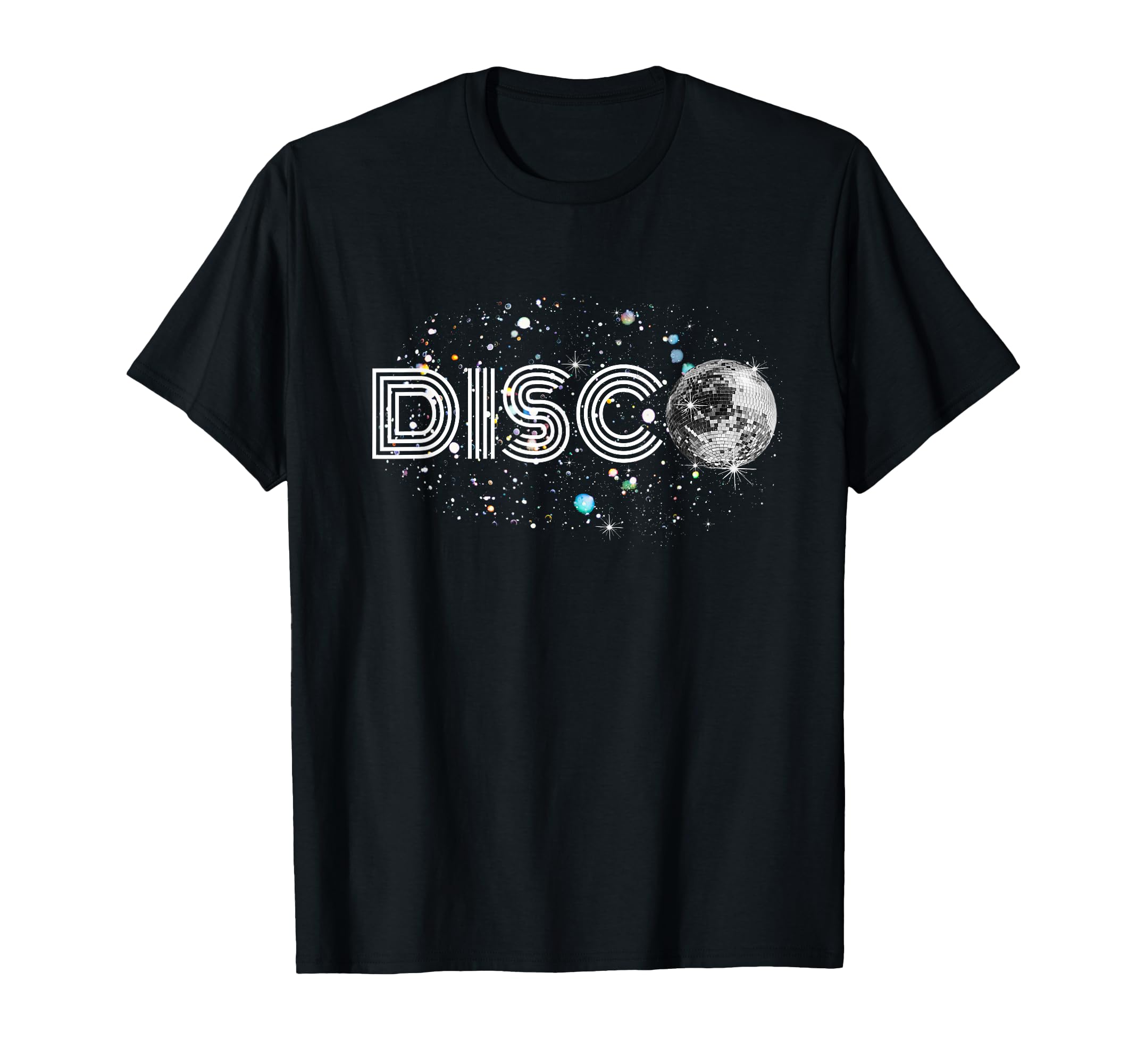 Black And White Disco Ball Club T-Shirt - Aesthetic Graphic Unisex - T-Shirt, Sweatshirt, Hoodie