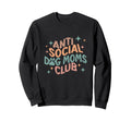 Anti Social Dog Moms Club Introvert Sweatshirt - Graphic Print for Adults - T-Shirt, Sweatshirt, Hoodie