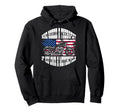 American Flag Motorcycle Biker Hoodie - Graphic Print for Adults - T-Shirt, Sweatshirt, Hoodie