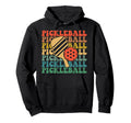 Pickleball Groovy Wavy Rainbow Hoodie - Fun Novelty Design Unisex - T-Shirt, Sweatshirt, Hoodie