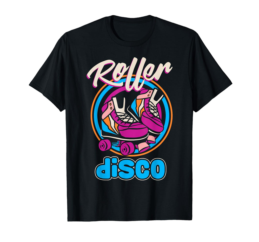Retor 70S 80S Roller Disco Dressup Party T-Shirt - Graphic Print for Adults - T-Shirt, Sweatshirt, Hoodie