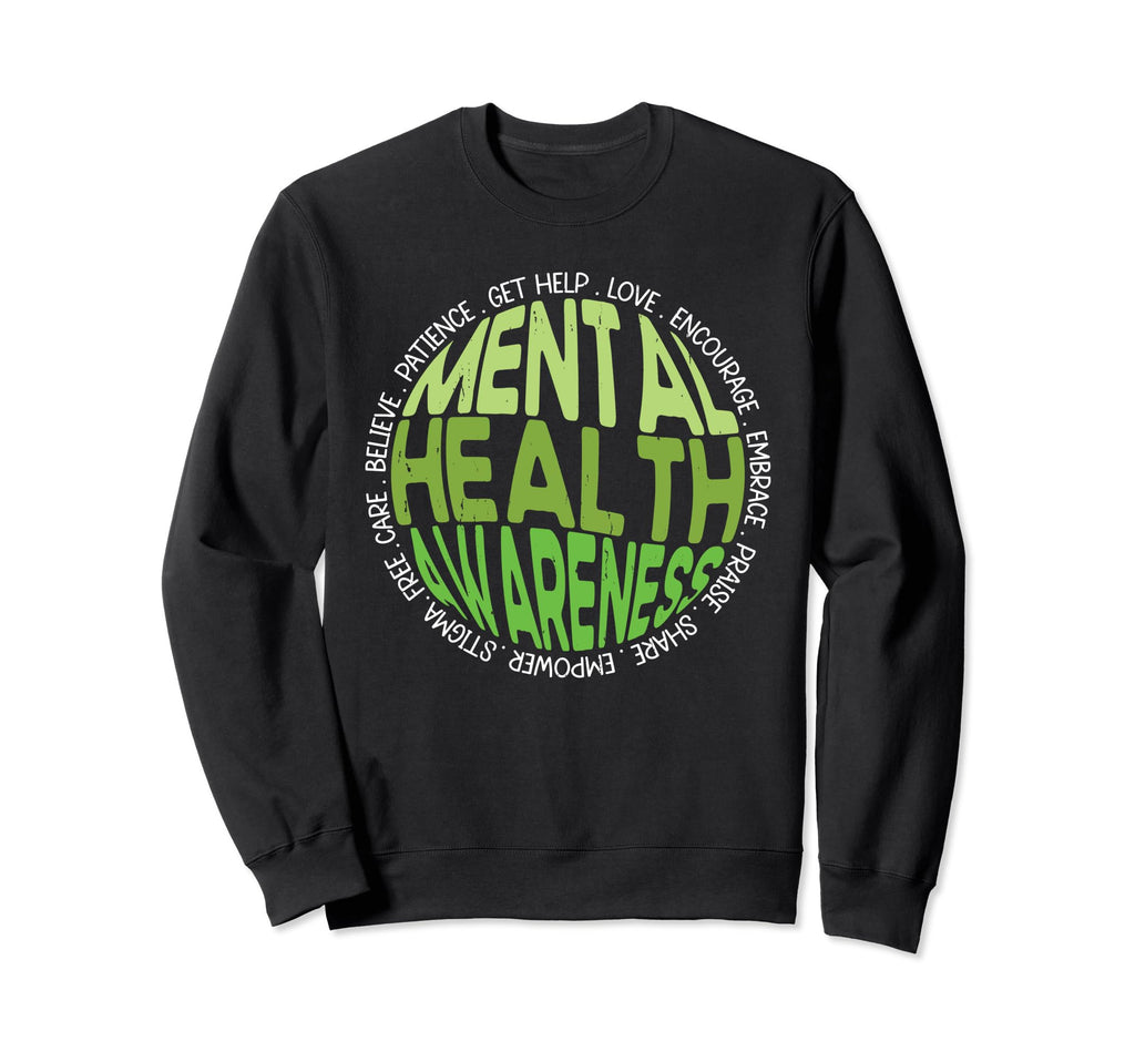Mental Health Awareness Mental Sweatshirt - Custom Art Print for Adults - T-Shirt, Sweatshirt, Hoodie