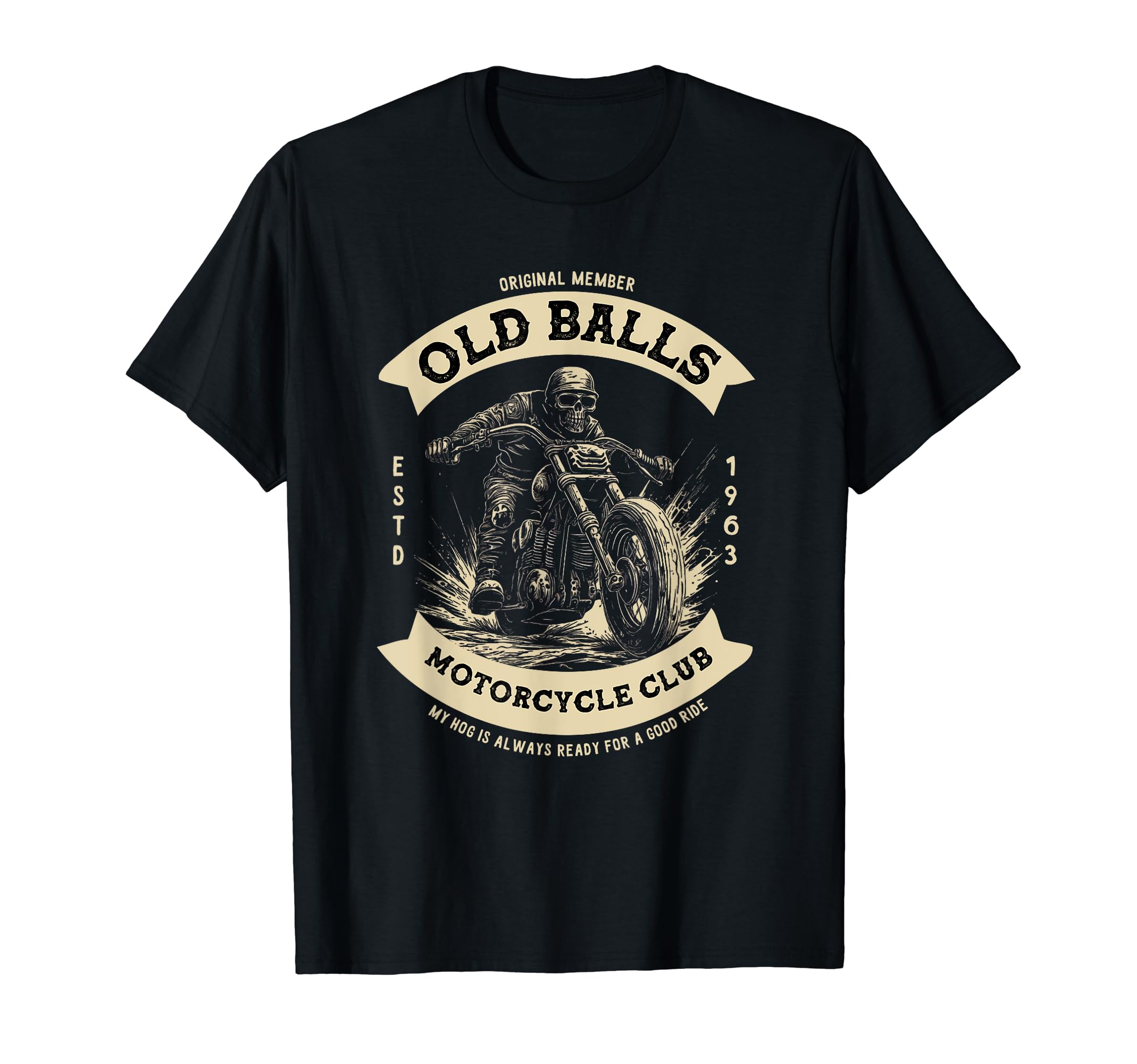 Funny 60Th Birthday Motorcycle Biker Dad T-Shirt - Unique Graphic Unisex - T-Shirt, Sweatshirt, Hoodie