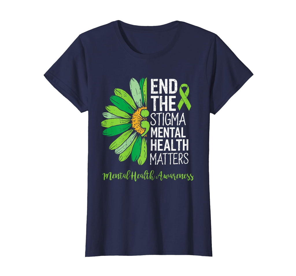 End Stigma Mental Health Matters T-Shirt - Trendy Graphic Men Women - T-Shirt, Sweatshirt, Hoodie