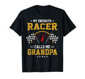 My Favorite Racer Calls Me Grandpa T-Shirt - Minimalist Print Unisex - T-Shirt, Sweatshirt, Hoodie