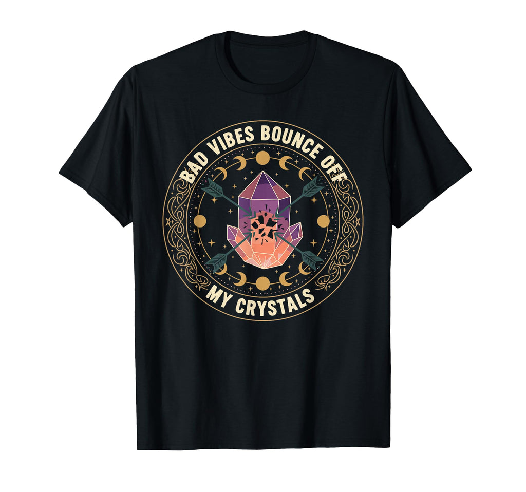 Crystal Lover Spiritual Protection T-Shirt - Graphic Print Unisex - T-Shirt, Sweatshirt, Hoodie