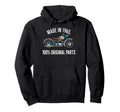 Made 1965 Motorcycle Enthusiast Hoodie - Casual Everyday Wear for Adults - T-Shirt, Sweatshirt, Hoodie